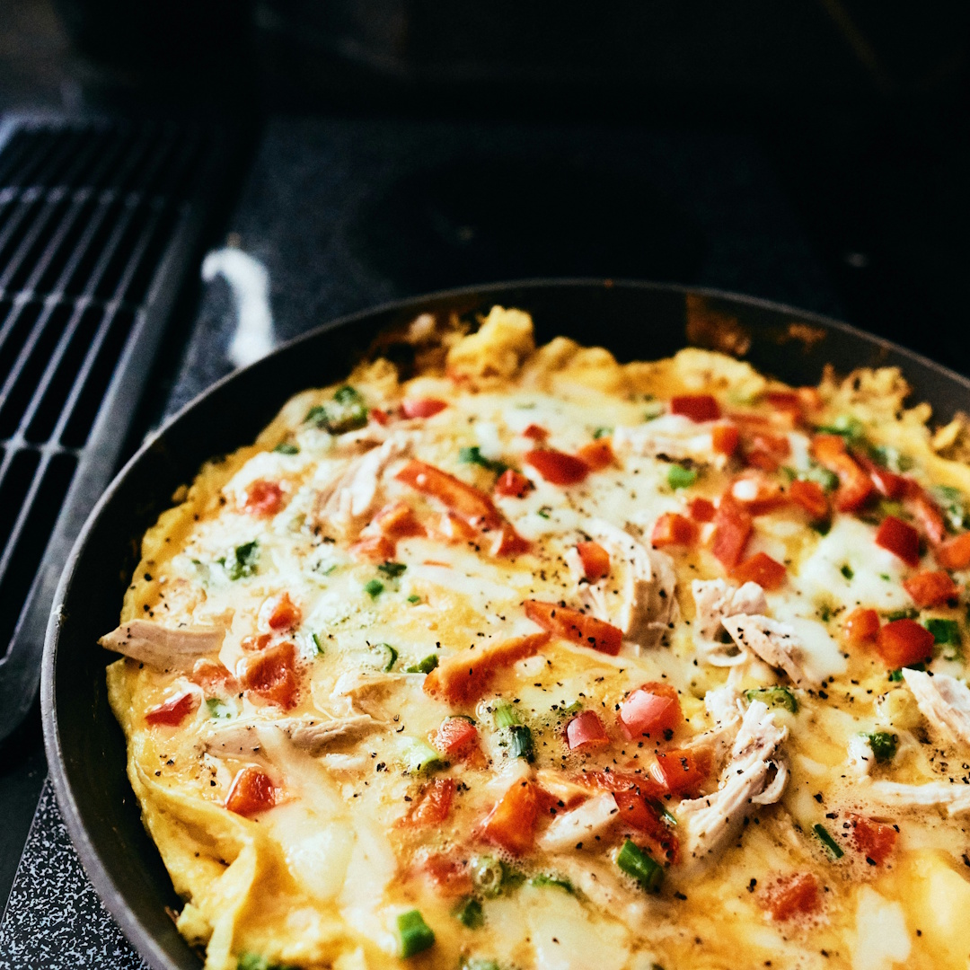 Tortilla casera caliente en Cal Manelet, Canyelles